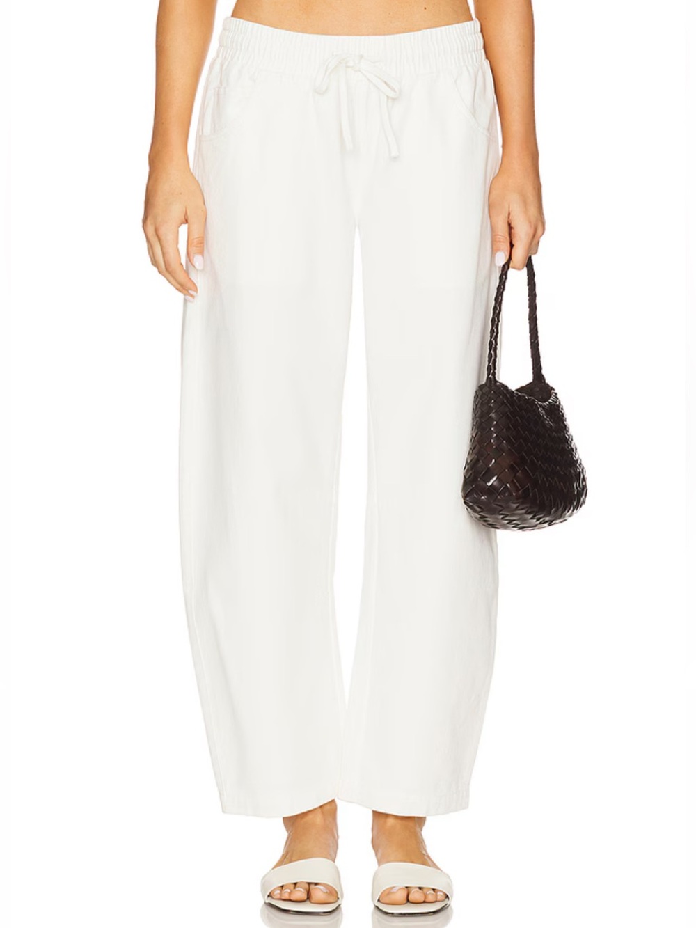 Lennon Pant in White Denim
LNA